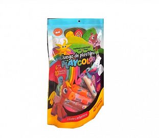 PLASTILINA PLAYCOLOR BOLSA X20 + 6 CORTANTES E INSTRUCCIONES