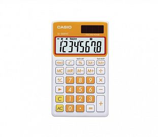CALCULADORA CASIO SL-300  COLOR NARANJA
