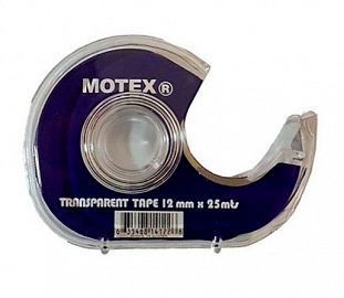 CINTA ADHESIVA IBICO MOTEX C/RACIONADOR 12X25