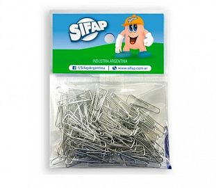 CLIP METALICO SIFAP TRIANGULAR BOLSA X100