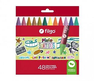 CRAYON DE CERA FILGO PINTO EST X48