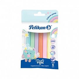 CRAYON DE CERA PELIKAN PELICRAYON PASTEL JUMBO TRIANGULAR EST X6