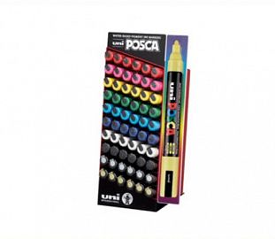 EXHIBIDOR MARCADOR UNI POSCA PC5M X60
