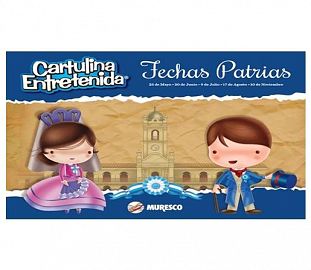 BLOCK DIDACTICO MURESCO CARTULINA ENTRETENIDA FECHAS PATRIAS