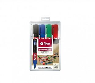 MARCADOR PERMANENTE FILGO 050 BL X4