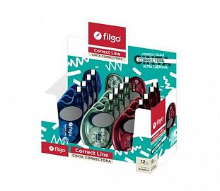 CORRECTOR EN CINTA FILGO LINE 12MT CJ X12