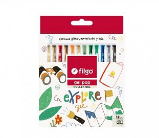 BOLIGRAFO ROLLER FILGO GEL POP 1.0 EXPLORE CJ X12