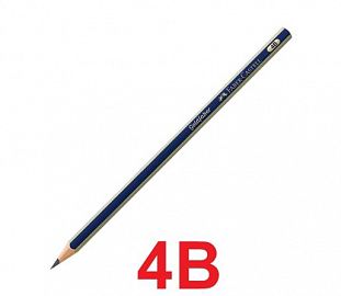 LAPIZ DE GRAFITO FABER CASTELL GOLDFABER 4B CJ X12