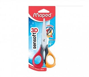 TIJERA MAPED SENSOFT 3D 13CM SIMETRICA BL X1