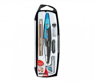COMPAS MAPED OPEN METALICO ESTUCHE X5 PIEZAS
