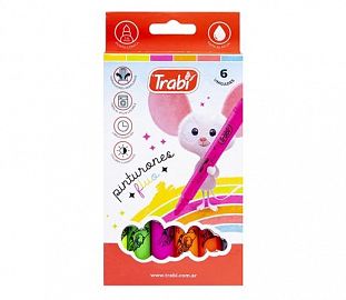 MARCADOR TRABI PINTURON FLUO CJ X6