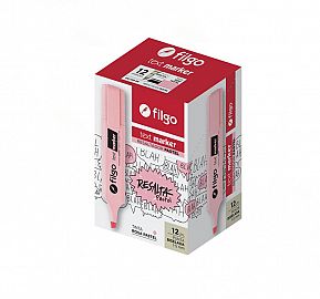 RESALTADOR FILGO TEXT MARKER PASTEL CJ X12