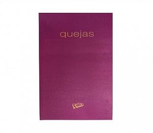 LIBRO RAB DE QUEJAS T/D CORONA 2 MANOS