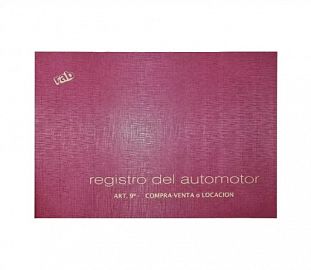 LIBRO RAB COMPRA-VENTA O LOCACION T/F 38X26 25F