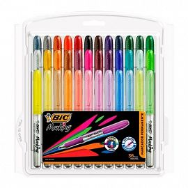 MARCADOR PERMANENTE BIC FASHION BL X36
