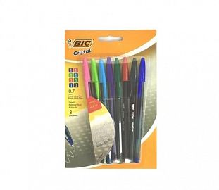 BOLIGRAFO BIC FASHION FINE 0.7 BL X8