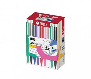 BOLIGRAFO FILGO ONE RETRACTIL 1.0 CJ X36