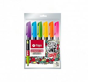 MARCADOR PERMANENTE FILGO 040 BRILLANTE EST X6