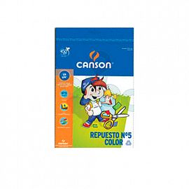REPUESTO DE DIBUJO CANSON N° 5 COLOR 6H