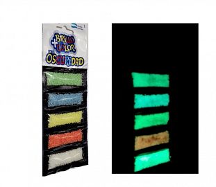 TIRA BRILLANTINA MAGICOLOR X5 BRILLA EN LA OSCURIDAD