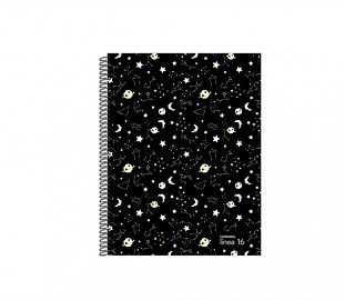 CUADERNO C/ESPIRAL LEDESMA LINEA 16 T/F 22X29 84H CUADRICULADO