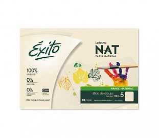 BLOCK DE DIBUJO EXITO NAT N°5 24H LISO