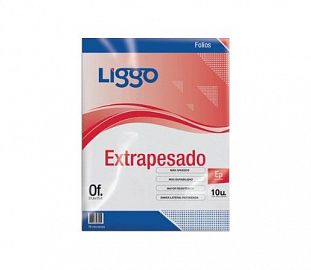 FOLIO LIGGO EXTRAPESADO OFICIO X10