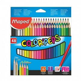 LAPIZ DE COLOR MAPED COLOR PEPS LARGO CJ X48