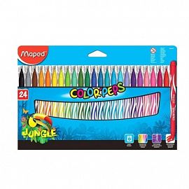 MARCADOR MAPED COLOR PEPS JUNGLE CJ X24