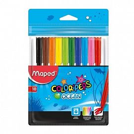 MARCADOR MAPED COLOR PEPS OCEAN EST X10