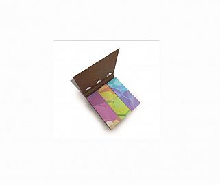 LIBRETA MEMOFIX CON 3 NOTAS ADHESIVAS 25X75 80H