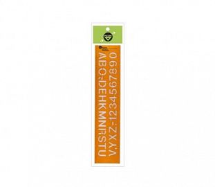 LETROGRAFO PIZZINI 17MM COLOR NARANJA BOLSA X1