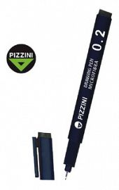 MICROFIBRA GRADUADA PIZZINI NEGRA 0.2 CJ X12