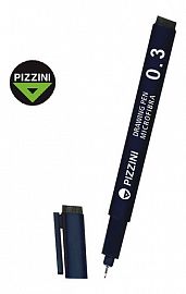 MICROFIBRA GRADUADA PIZZINI NEGRA 0.3 CJ X12