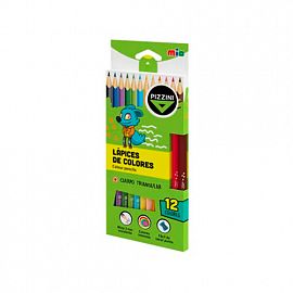 LAPIZ DE COLOR PIZZINI MIO CJ X12