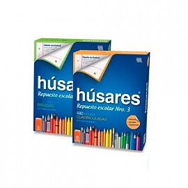 REPUESTO ESCOLAR HUSARES N°3 RAYADO 480H