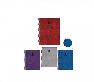 CUADERNO C/ESPIRAL ROZINI T/D 16X21 80H CUADRICULADO NAPOLES
