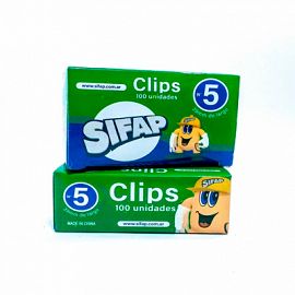 CLIP METALICO SIFAP N°5 (39MM) CJ X100