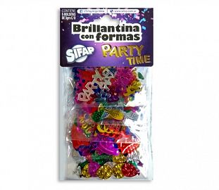 BRILLANTINA CON FORMAS SIFAP PARTY BL X5