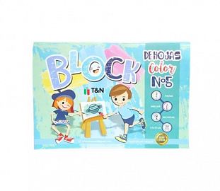 BLOCK DE DIBUJO TYN N°5 COLOR