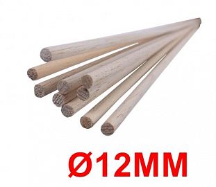 TARUGO DE MADERA BALSA AERO STAR 12MM