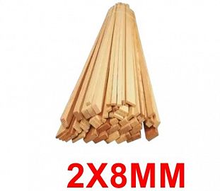VARILLA DE PINO AERO STAR 2X8