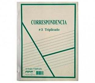 CORRESPONDENCIA BROPACO 3 TRIPLICADO 50H