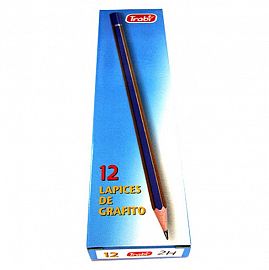LAPIZ DE GRAFITO TRABI 5H CJ X12