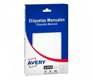 ETIQUETA AUTOADHESIVA AVERY 3026 X30H 20X70