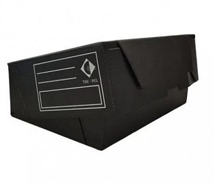 CAJA DE ARCHIVO TV PLASTICA THE PEL OFICIO 12 NEGRO (36X25X12)