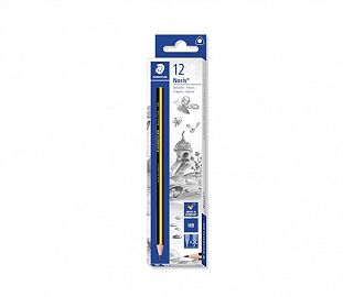 LAPIZ DE GRAFITO STAEDTLER NORIS HB X12