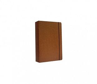 CAJA PRESPAN C/ELASTICO FIBRACAP N° 8 MARRON