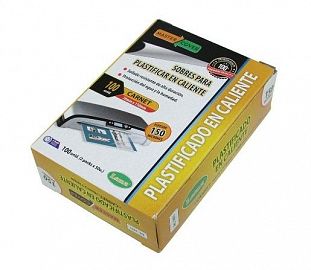 PLASTIFICADO EN CALIENTE LAMA CARNET 7.6X11 PACK X50
