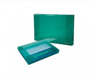 CAJA C/ELASTICO PPP LAMA OFICIO LOMO 2CM TRASLUCIDA